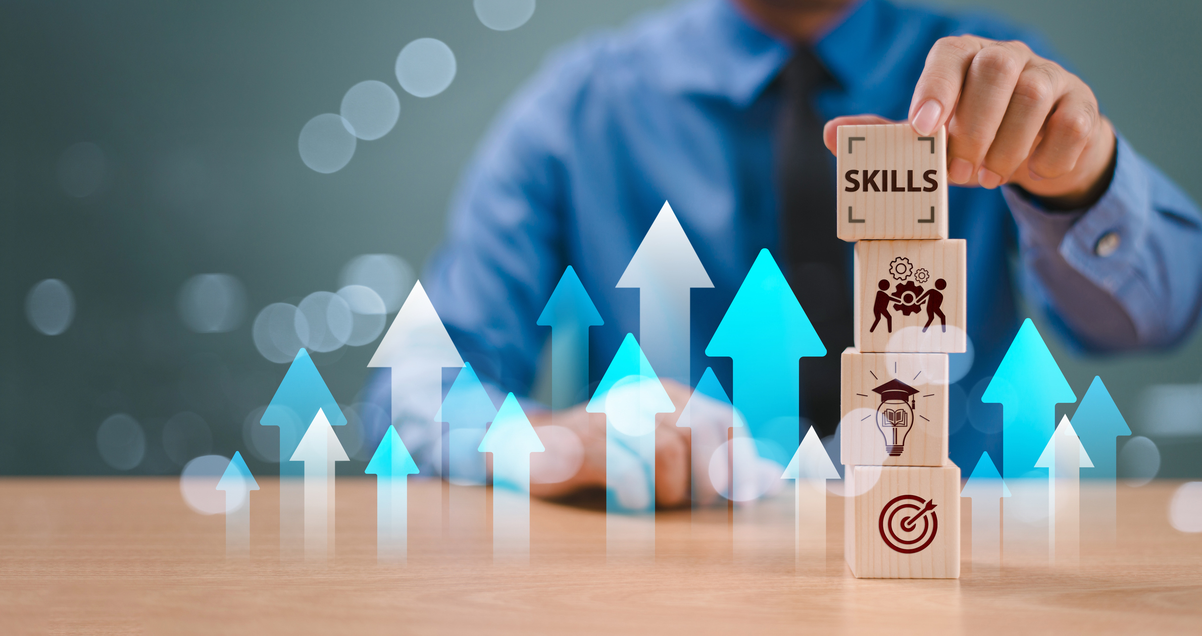 Konzept zur Entwicklung von Kompetenzen und Skills iStock-2173915109