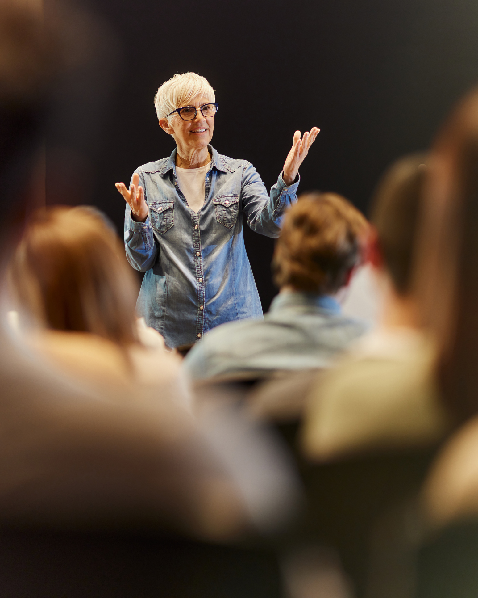 Home_ Senior Public Speaker iStock-2132165328